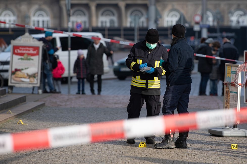 Policie vyšetřuje krádež v drážďanské klenotnici Grünes Gewölbe (25. 11. 2019).