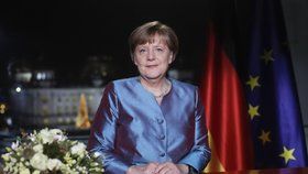 Německá kancléřka Angela Merkelová v předtočeném novoročním projevu
