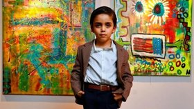 Sedmiletý Mikail Akar z Německa maluje od čtyř let, odborníci v něm vidí nového Picassa.