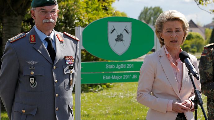 Německá ministryně obrany Ursula von der Leyen