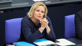 Německá ministryně vnitra Nancy Faeserová (20.9.2023)