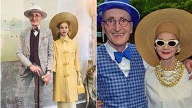 Pár, který strčí do kapsy mladší ročníky: 75letý hipster děda a jeho žena mají módu v malíčku