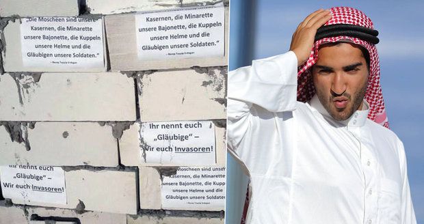 Německá policie vyšetřuje vandaly: Muslimům zazdili vstup do mešity 