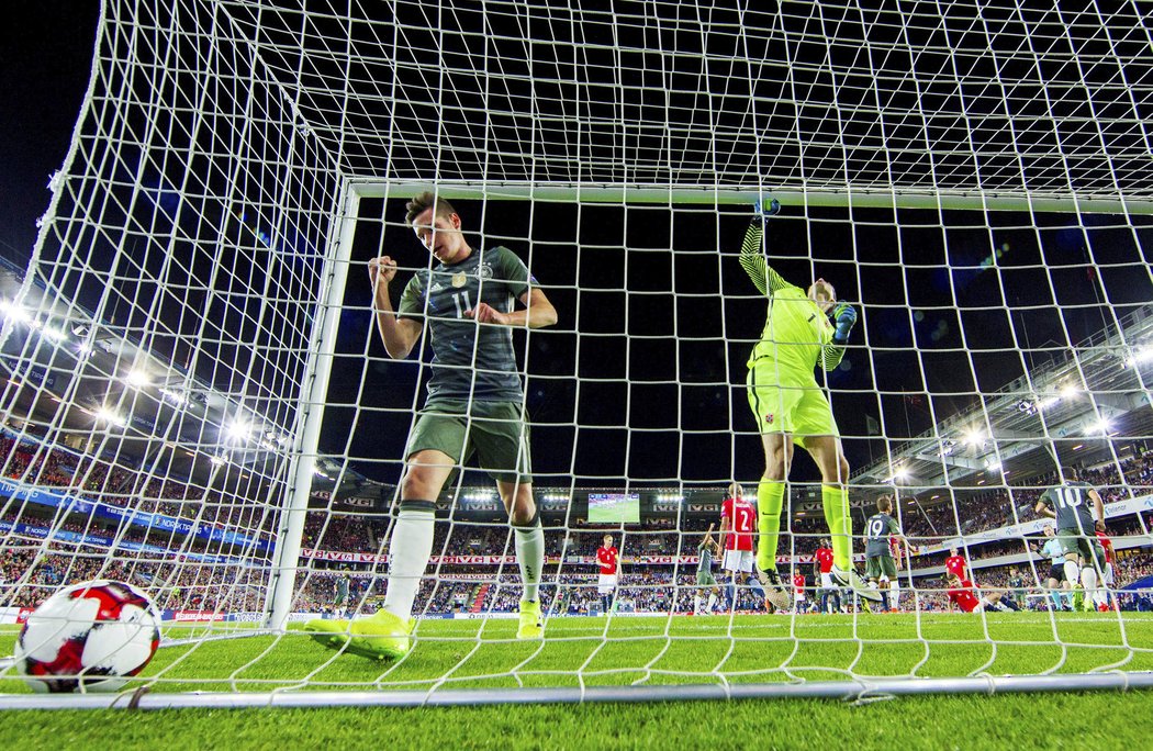 Další gól v norské síti... Němci vyhráli jasně 3:0