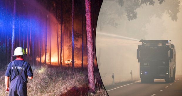 Požár v Německu vyhnal z domovů stovky lidí. „To jsme nezažili ani za války,“ říkají