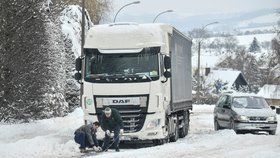 Sněhová kalamita v Německu (8. 2. 2021)