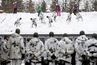 Rakousko a Bavorsko je pod sněhem, napadly tři metry. Městům pomáhá i armáda