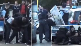 Němečtí policisté obviněni z brutality.