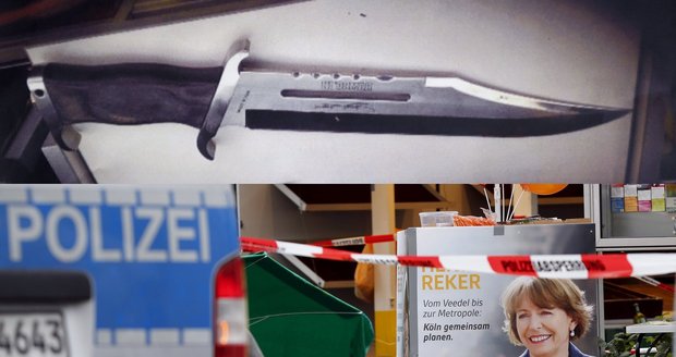 Policie ukázala nůž, kterým chtěl muž zabít političku kvůli uprchlíkům