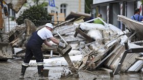 Červnové povodně napáchaly v Německu velké škody.