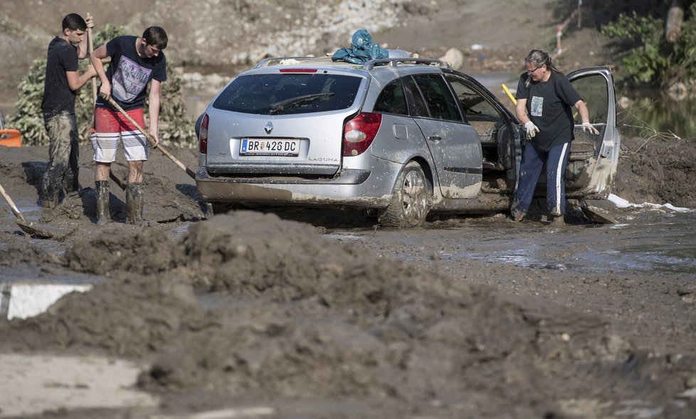 Červnové povodně napáchaly v Německu velké škody.