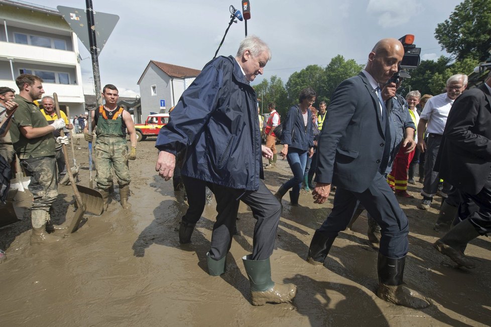 Červnové povodně napáchaly v Německu velké škody.