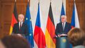 Jednání s německým prezidentem Frank-Walter Steinmeierem