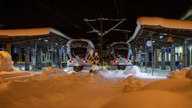 V Rakousku a Bavorsku napadly už tři metry sněhu. (12.1.2019)