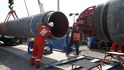 Stavba plynovodu Nord Stream 2, který do Německa přivede ruský plyn