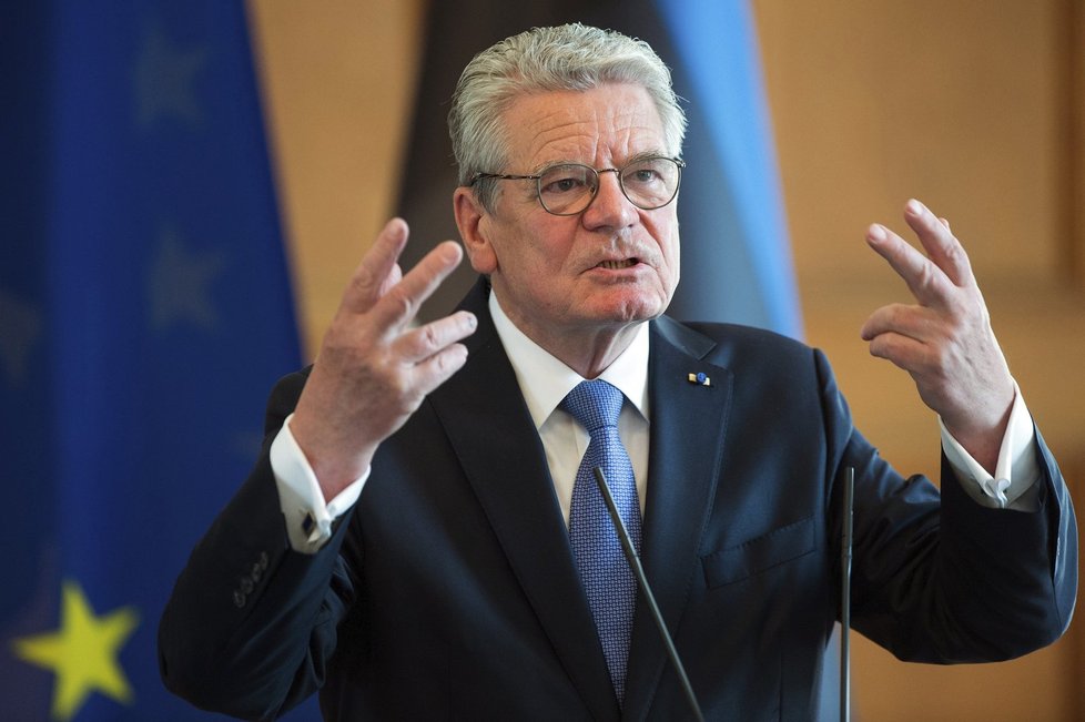 Německý prezident Joachim Gauck.