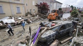 Město Simbach am Inn utrpělo záplavami nejvíce.