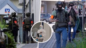 Policie zasahovala u banky Volksbank v německém Sinzigu.