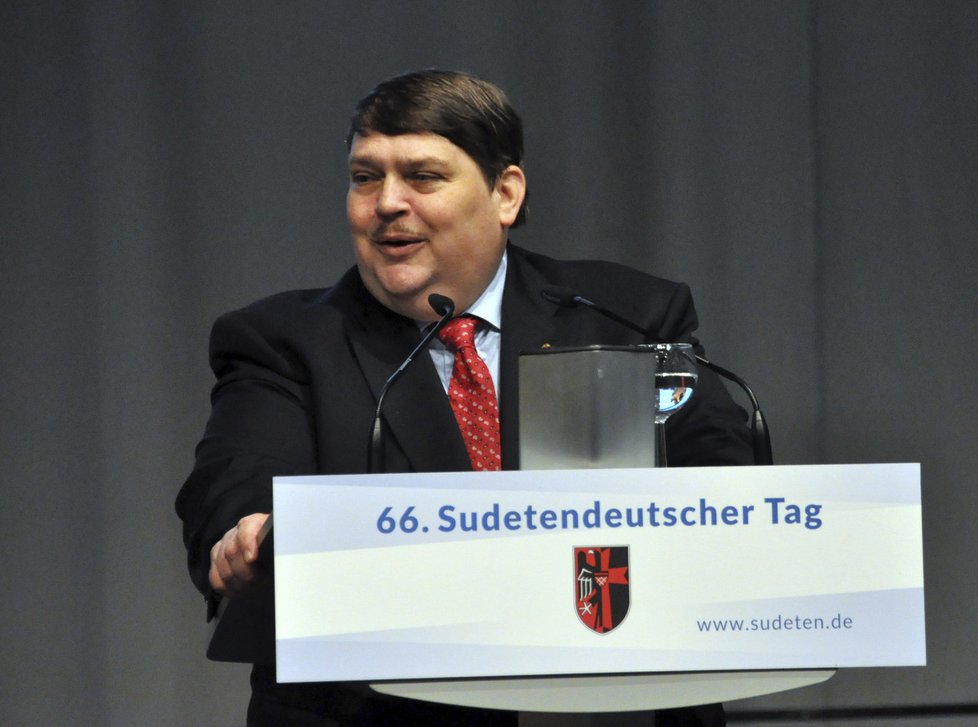 Mluvčí Sudetoněmeckého zemského spolku Bernd Posselt