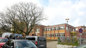 Zásah komanda ve škole v německém Hamburku, (8:1.2023).