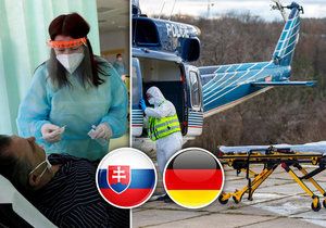 Německo plánuje pomoct slovenským pacientům hospitalizovaným s covidem