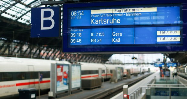 Stávka strojvedoucích znovu zastaví vlaky v Německu. Dotkne se i spojů do Česka