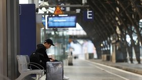Železniční stávka v Německu (21.4.2023)