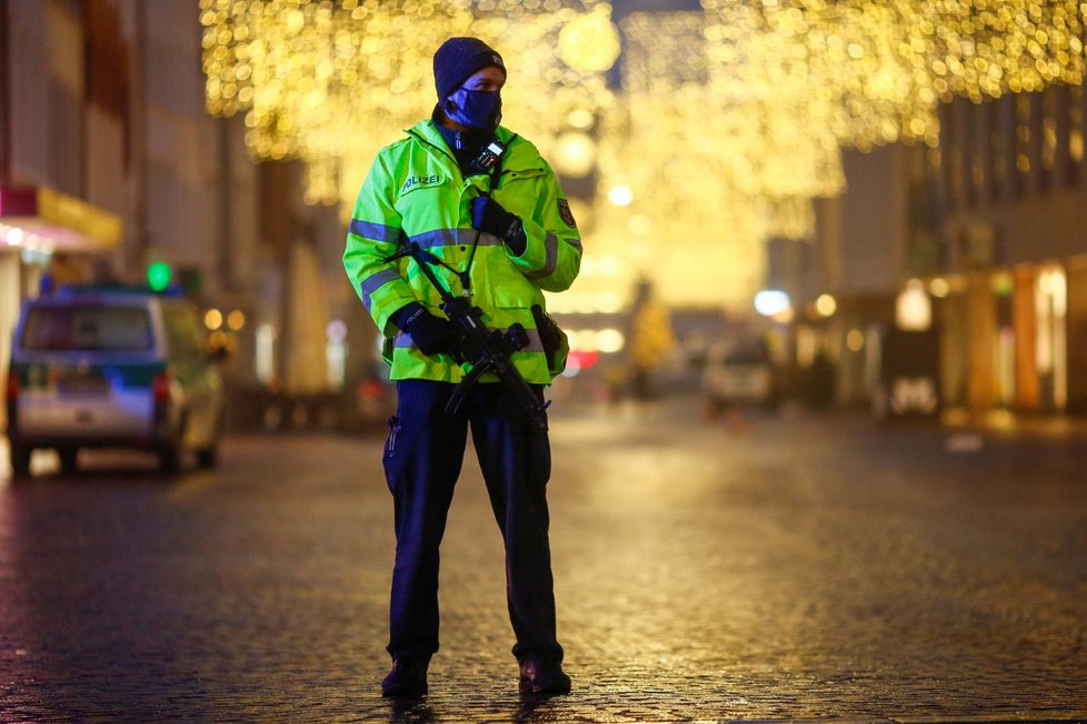 Policie na místě tragédie v Trevíru.