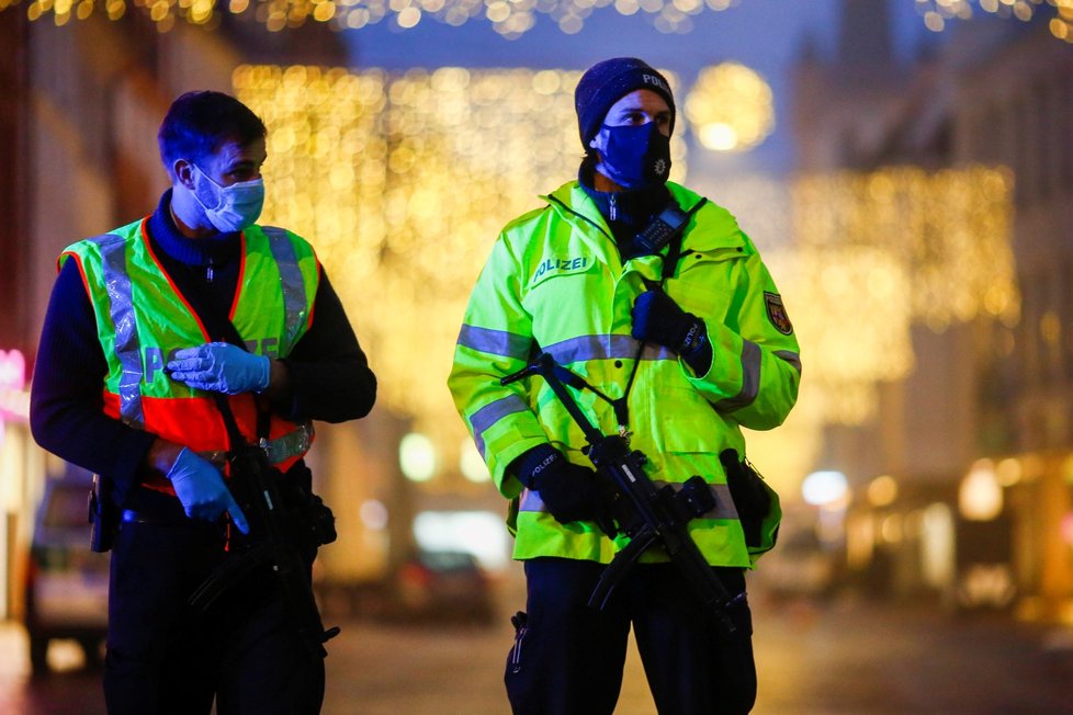 Policie na místě tragédie v Trevíru.