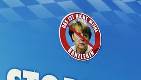 Odpor proti německé kancléřské Angele Merkelové