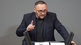 Poslanec a šéf regionální odbočky Alternativy pro Německo (AfD) v Brémách Frank Magnitz.