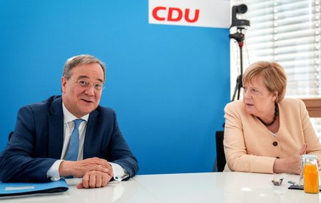 Volby v Německu: Lídr CDU Armin Laschet.