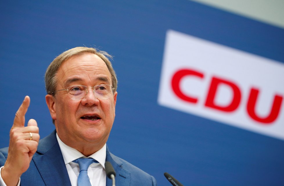 Volby v Německu: Lídr CDU Armin Laschet.
