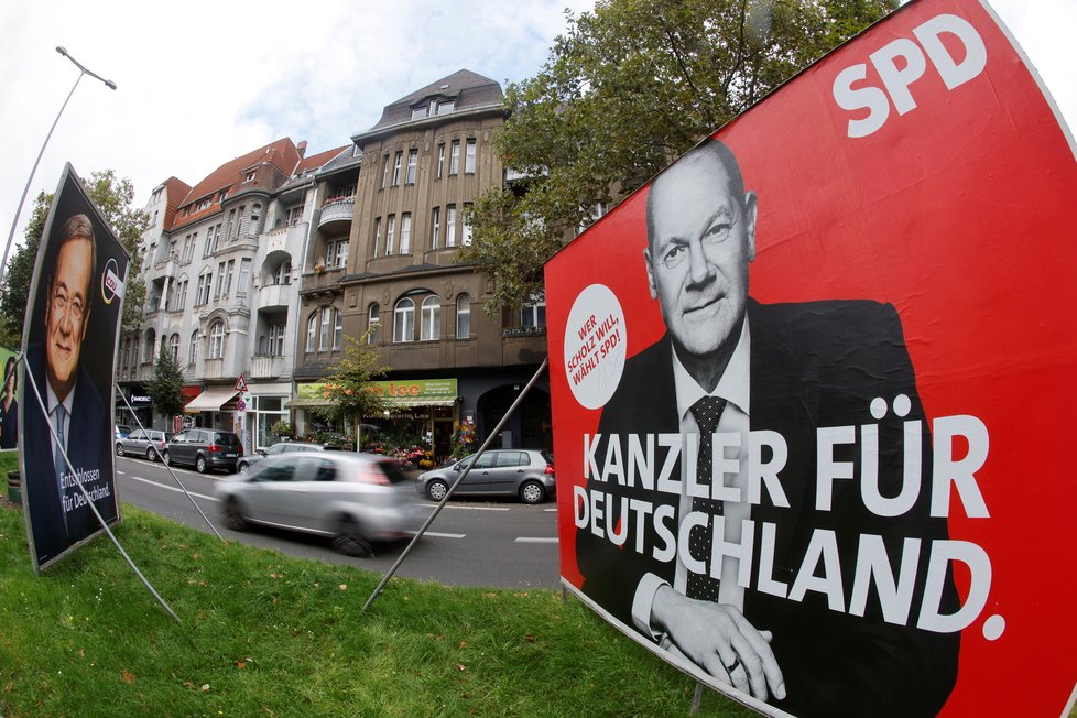 Volby v Německu: Lídr SPD Olaf Scholz