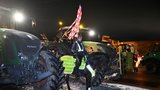 Německo paralyzovala stávka zemědělců. S traktory blokovali i hraniční přechody s Českem