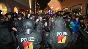 Jednu demonstraci pořádala AfD, která využila příležitosti, aby mohla šířit své protiimigrantské postoje.