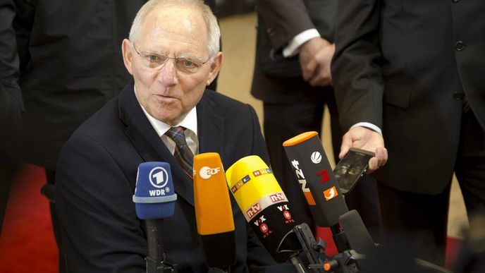 Německý ministr financí Wolfgang Schäuble