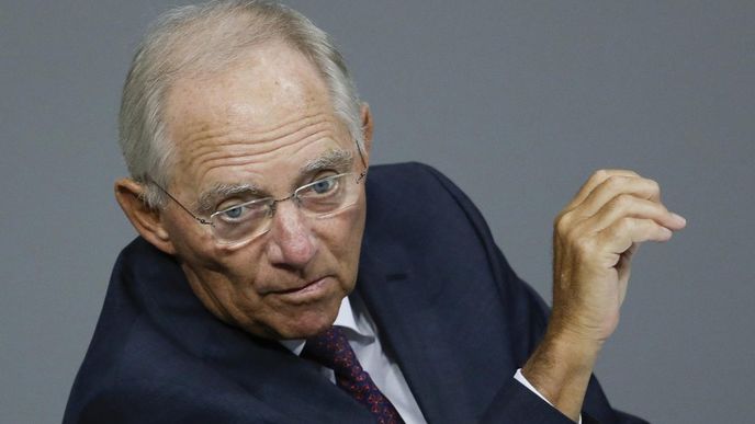 Německý ministr financí Wolfgang Schäuble