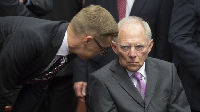 německý ministr financí Wolfgang Schäuble