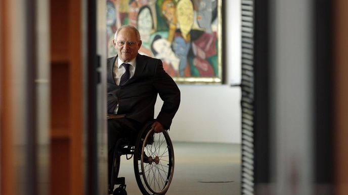 Německý ministr financí Wolfgang Schäuble