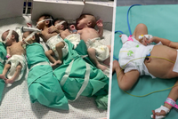 Šílená situace v nemocnicích v Gaze: Prochladlá miminka balí do fólií!