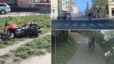 VIDEO: Zloděj (32) ukradl zdravotníkům z Bulovky motorku. Prahou uháněl jak na dálnici