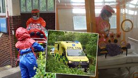 Ebola v Čechách? V nemocnici Na Bulovce cvičili příjem pacientky s vysoce nakažlivou nemocí