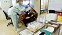 Očkování proti koronaviru v kroměřížské nemocnici (24. 1. 2021)