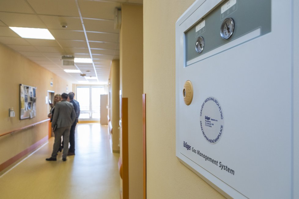 Otevření zrekonstruovaného oddělení v nemocnici v Třinci.