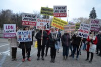 Nechte nám nemocnici v Orlové! Lidé demonstrovali proti omezení lékařské péče