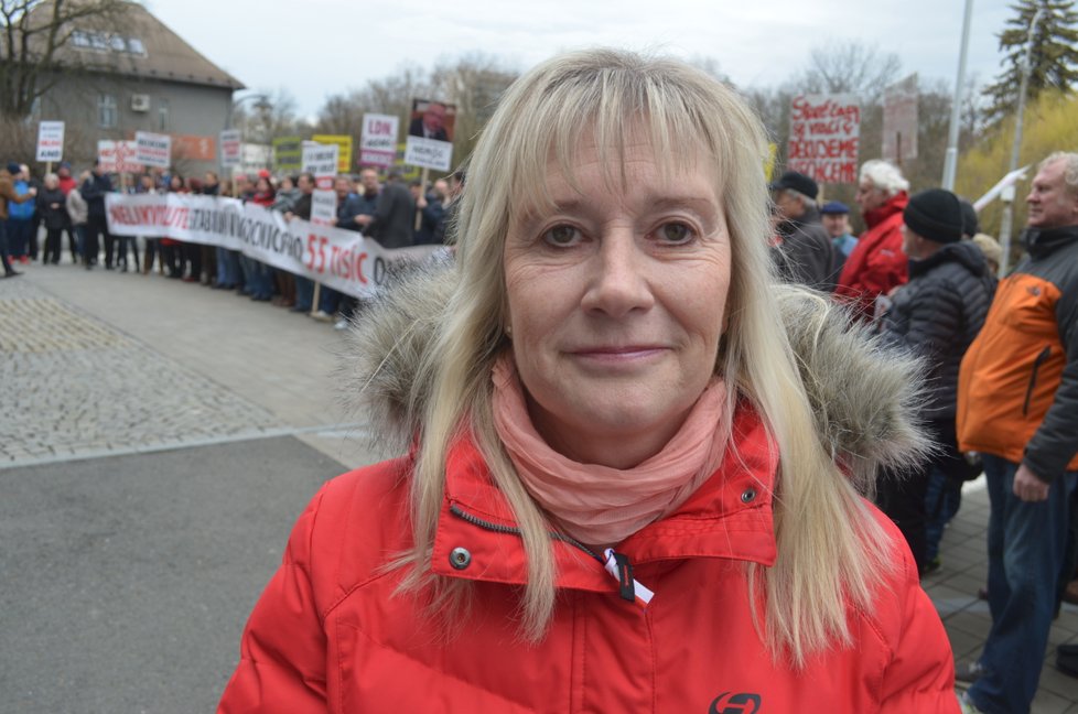 Šéfka odborů Denisa Stolarczyková se bila jako lvice za zachování stávajícího stavu nemocnice.