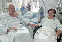 Spolu v životě i v nemoci: Josef musel do špitálu, Ludmila se zranila a skončila tam také