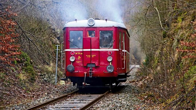 **Nemůže chybět.** Den železnice je již po desetiletí nepředstavitelný bez populární lokomotivy M 131.1 zvané Hurvínek.