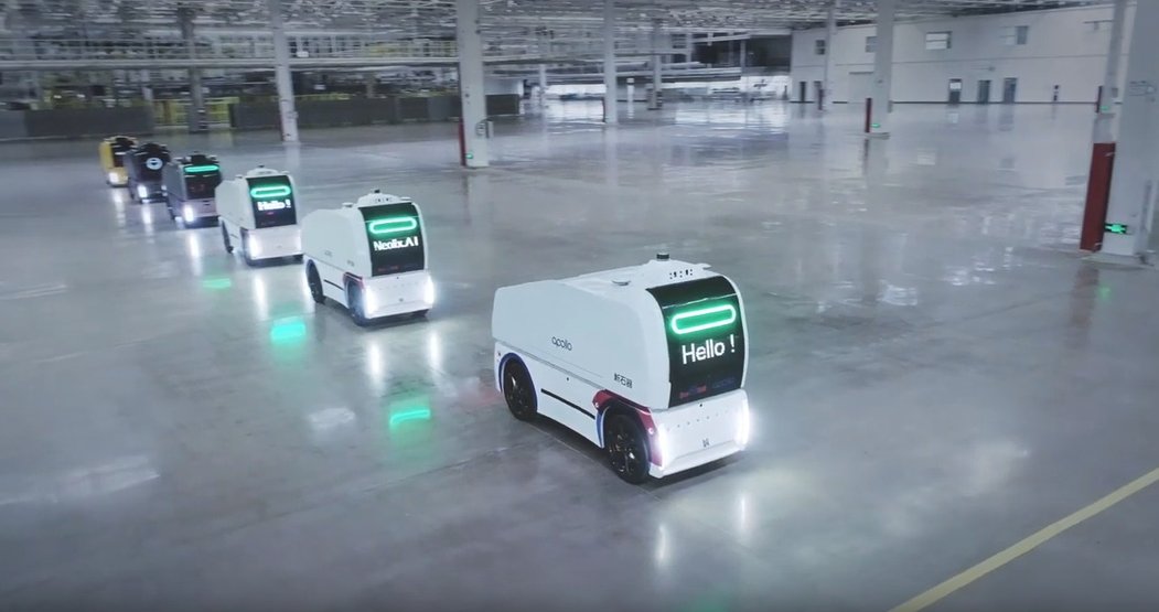 Čínská společnost Neolix začala vyrábět autonomní vozíky.